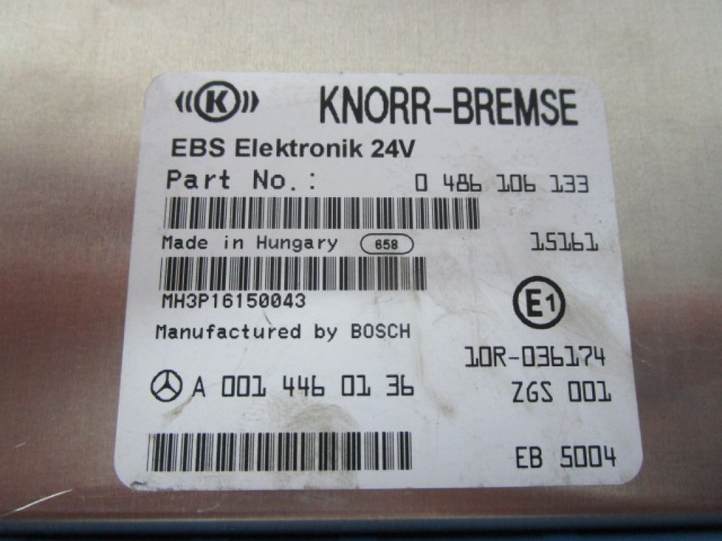 Knorr-Bremse EBS Elektronik Steuergerät -Actros MP4 - A0014460136 