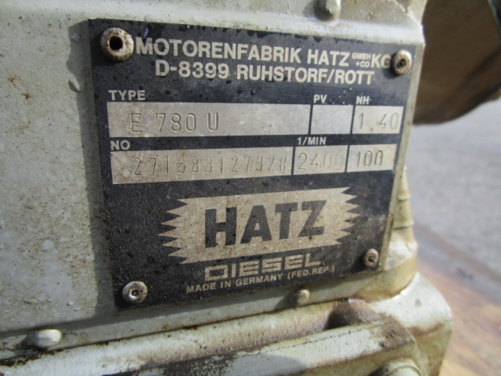 gebr. Diesel-Motor Hatz E780U f. Baumaschienen